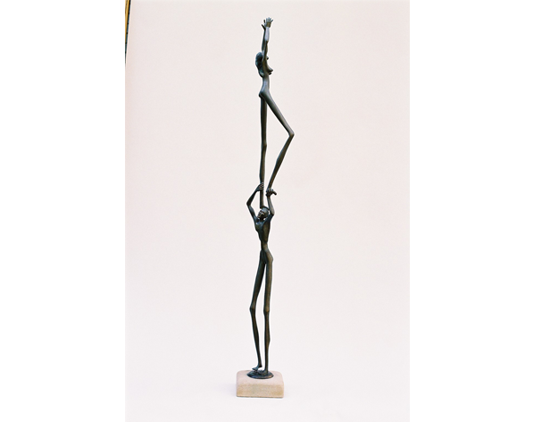 Reaching For The Moon Sculpture View 1